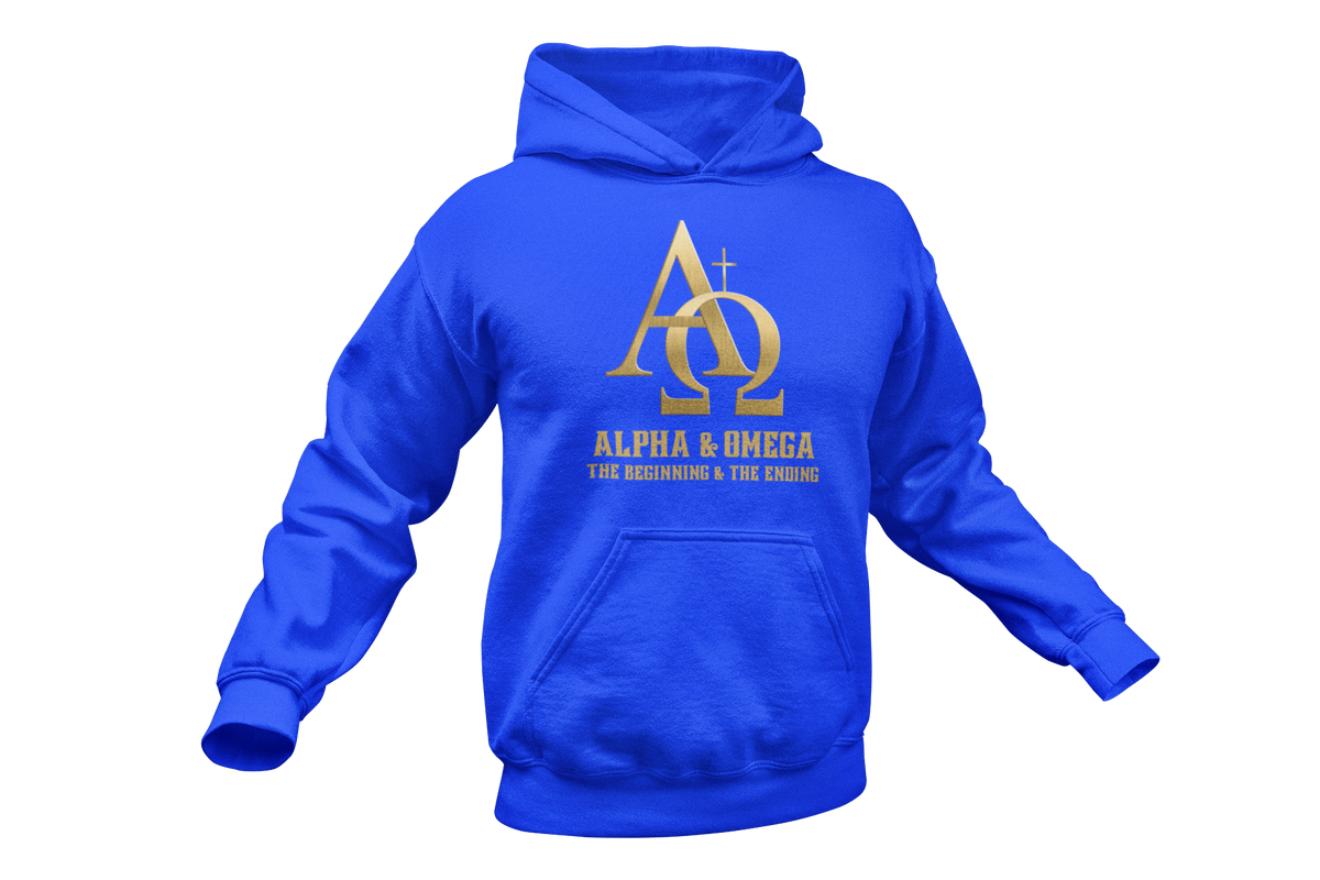 "ALPHA & OMEGA - THE BEGINNING & THE ENDING" SIGNATURE CUSTOM HOODIE
