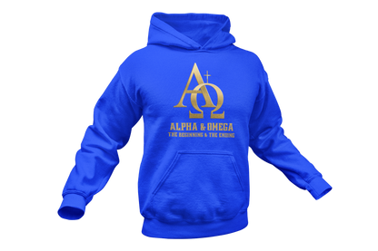 "ALPHA & OMEGA - THE BEGINNING & THE ENDING" SIGNATURE CUSTOM HOODIE