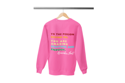 "TO THE PERSON BEHIND ME" CUSTOM DESIGN
