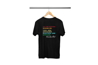 "TO THE PERSON BEHIND ME" CUSTOM DESIGN