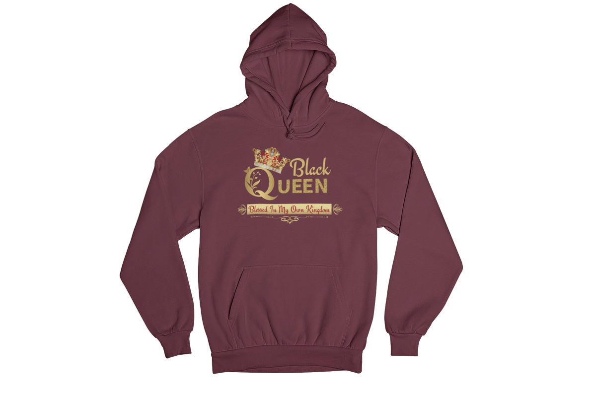 "BLACK QUEEN BLESSED IN MY OWN KINGDOM" SIGNATURE DESIGN