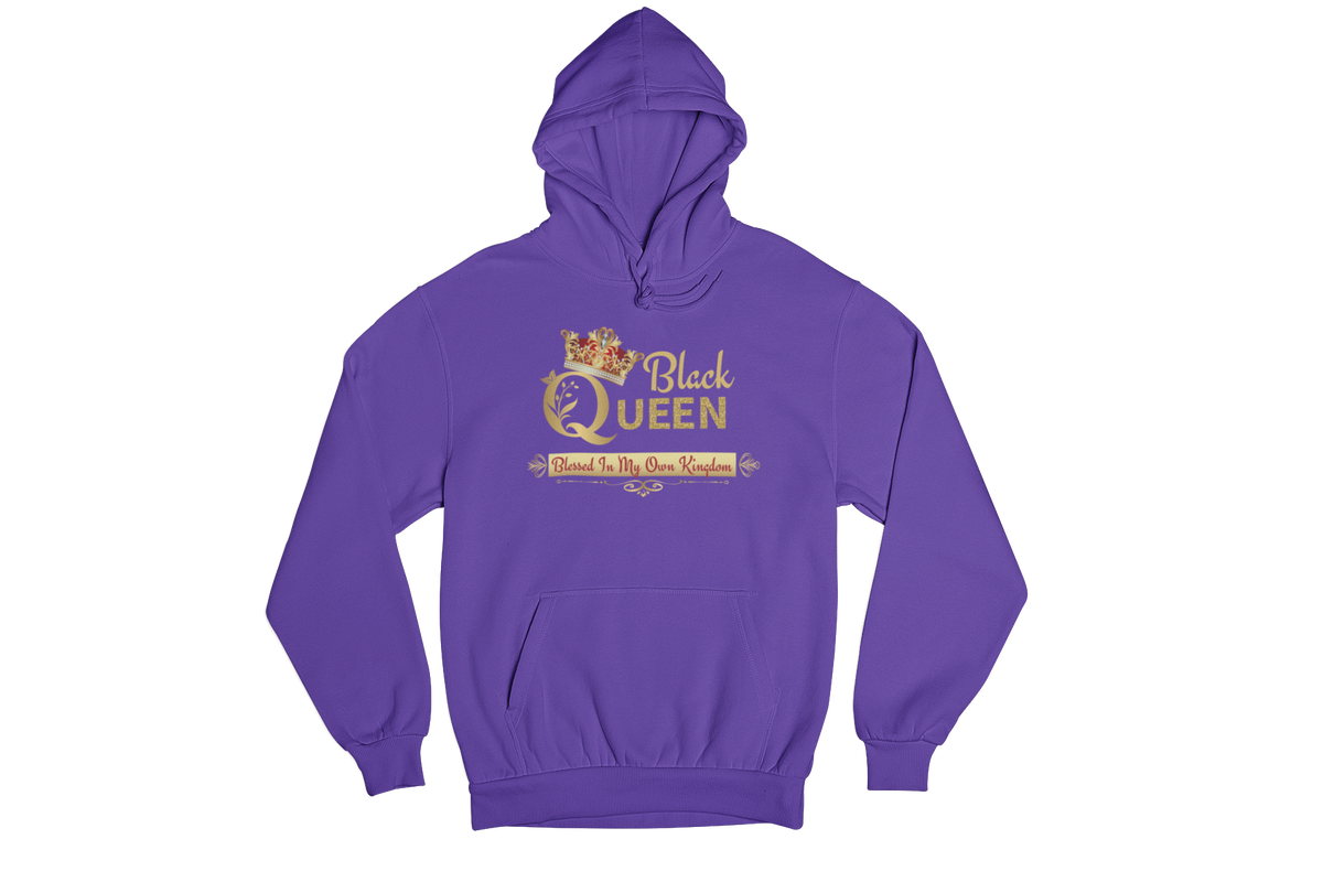 "BLACK QUEEN BLESSED IN MY OWN KINGDOM" SIGNATURE DESIGN