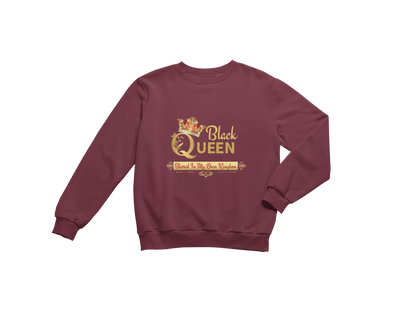 "BLACK QUEEN BLESSED IN MY OWN KINGDOM" SIGNATURE DESIGN