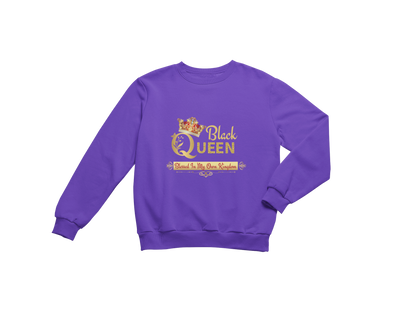"BLACK QUEEN BLESSED IN MY OWN KINGDOM" SIGNATURE DESIGN