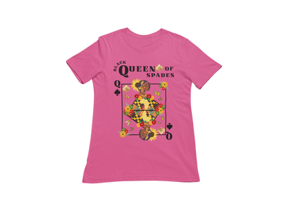 "BLACK QUEEN OF SPADES" CUSTOM SIGNATURE DESIGN T-SHIRT