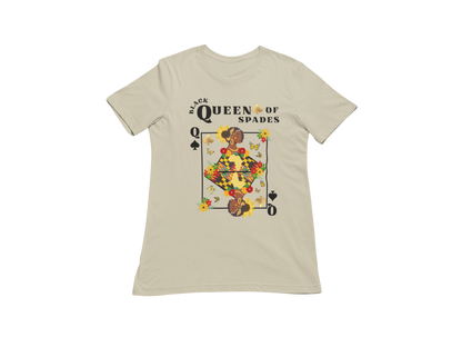"BLACK QUEEN OF SPADES" CUSTOM SIGNATURE DESIGN T-SHIRT