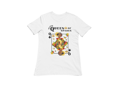 "BLACK QUEEN OF SPADES" CUSTOM SIGNATURE DESIGN T-SHIRT