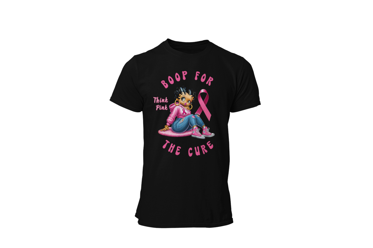 "BOOP FOR THE CURE" - BREAST CANCER AWARENESS T-SHIRT