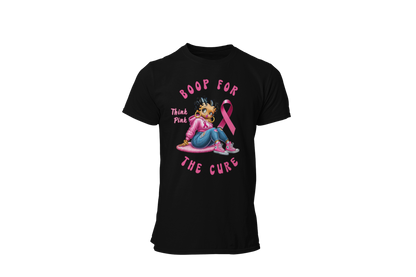 "BOOP FOR THE CURE" - BREAST CANCER AWARENESS T-SHIRT