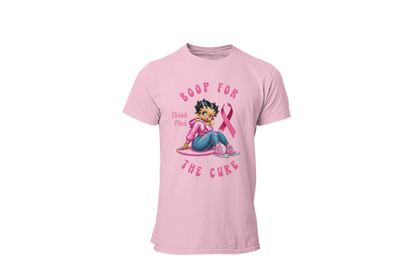 "BOOP FOR THE CURE" - BREAST CANCER AWARENESS T-SHIRT