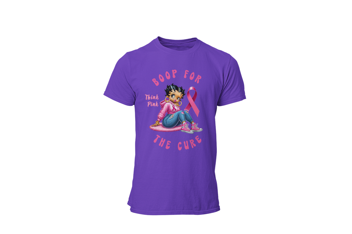 "BOOP FOR THE CURE" - BREAST CANCER AWARENESS T-SHIRT