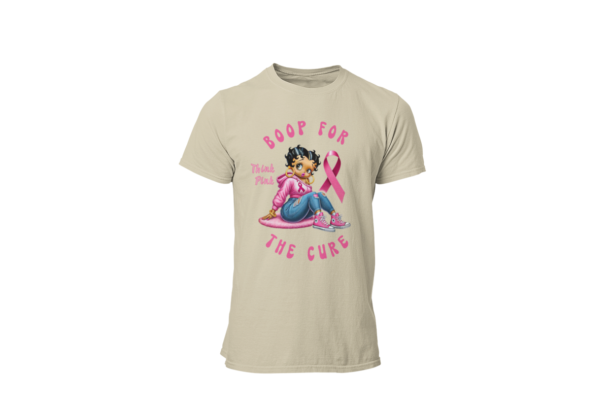 "BOOP FOR THE CURE" - BREAST CANCER AWARENESS T-SHIRT