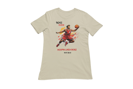 "BOSZ DUDE - HOOPIN LIKEA BOSZ" BOSZ GEAR T-SHIRT