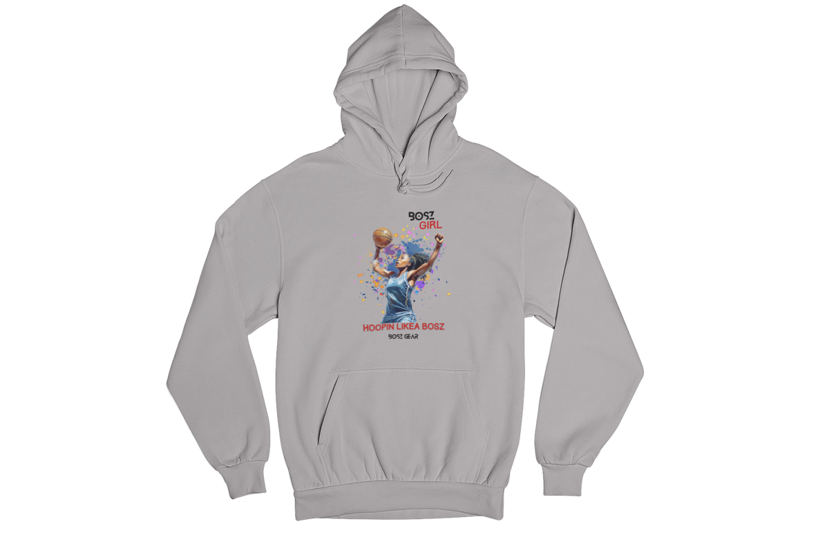 "BOSZ GIRL - HOOPIN LIKEA BOSZ" (FEMALE) BOSZ GEAR HOODIE
