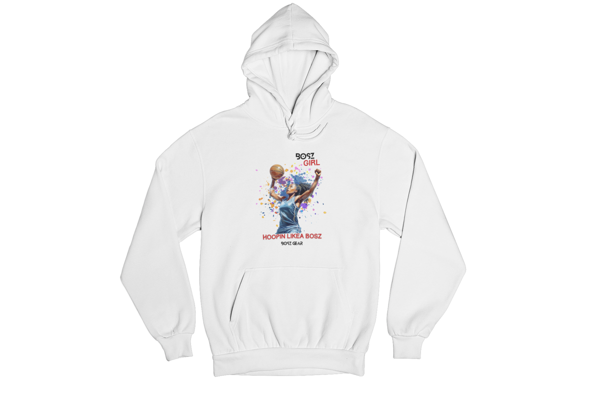 "BOSZ GIRL - HOOPIN LIKEA BOSZ" (FEMALE) BOSZ GEAR HOODIE