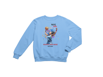 "BOSZ GIRL - HOOPIN LIKEA BOSZ" (FEMALE) BOSZ GEAR SWEATSHIRT