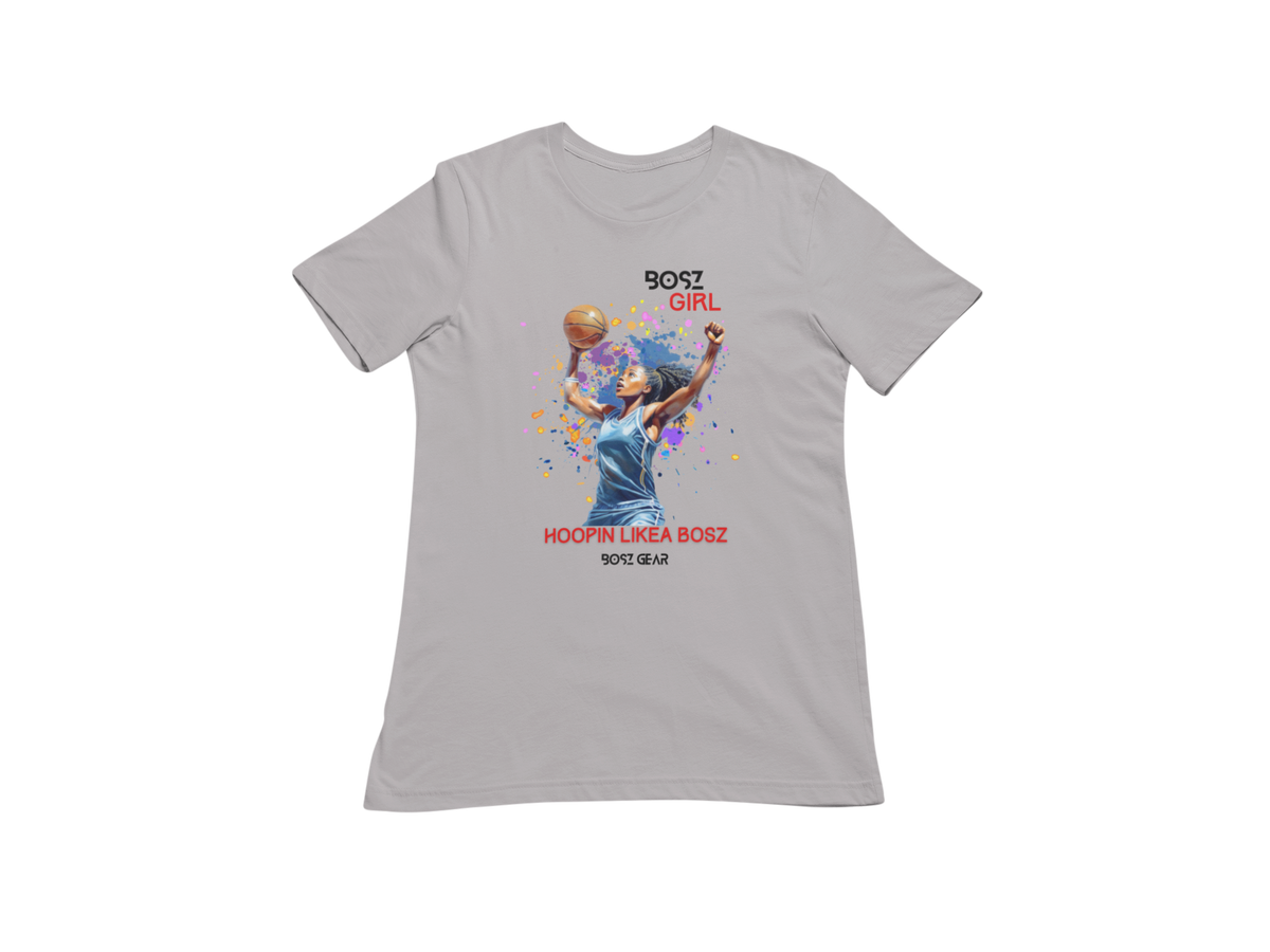 "BOSZ GIRL - HOOPIN LIKEA BOSZ" (FEMALE) BOSZ GEAR TSHIRT
