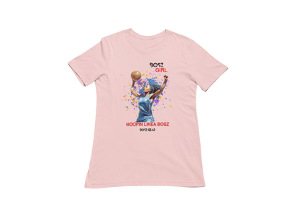 "BOSZ GIRL - HOOPIN LIKEA BOSZ" (FEMALE) BOSZ GEAR TSHIRT