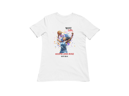 "BOSZ GIRL - HOOPIN LIKEA BOSZ" (FEMALE) BOSZ GEAR TSHIRT