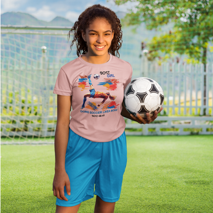 "BOSZ GIRL - DOING SOCCER LIKEA BOSZ" (FEMALE 1) BOSZ GEAR