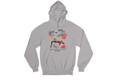 "BOSZ GIRL - DOING SOCCER LIKEA BOSZ" (FEMALE 1 ) BOSZ GEAR HOODIE