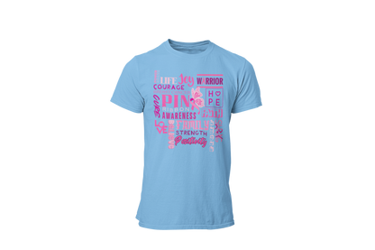 "WORD OF EMPOWERMENT" - BREAST CANCER AWARENESS T-SHIRT