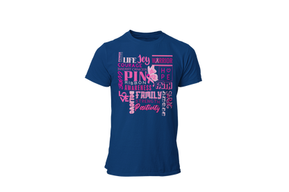 "WORD OF EMPOWERMENT" - BREAST CANCER AWARENESS T-SHIRT