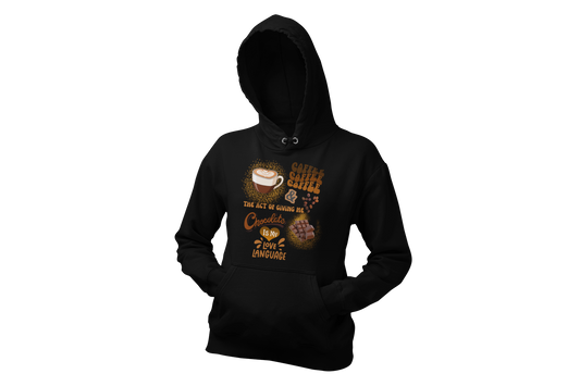 "COFFEE & CHOCOLATE" CUSTOM DESIGN HOODIE