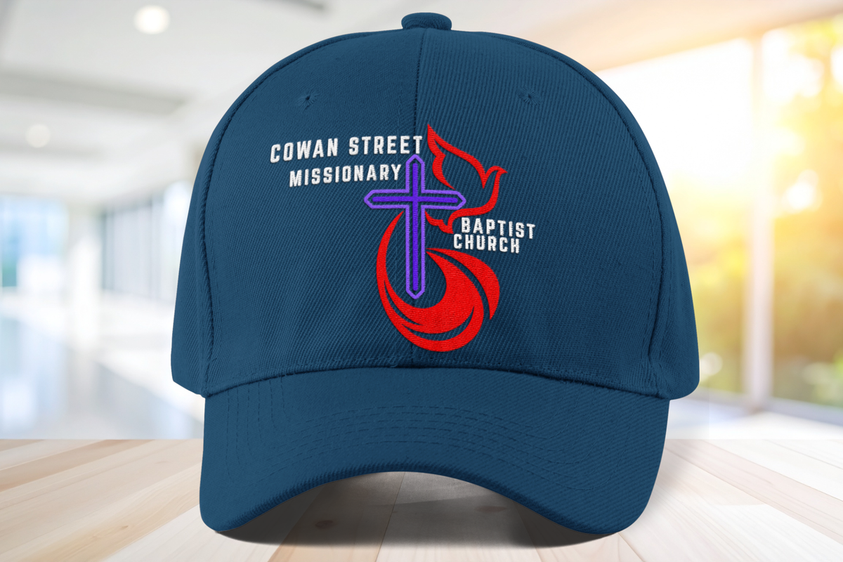 COWAN STREET MBC CUSTOM LOGO BASEBALL CAPS