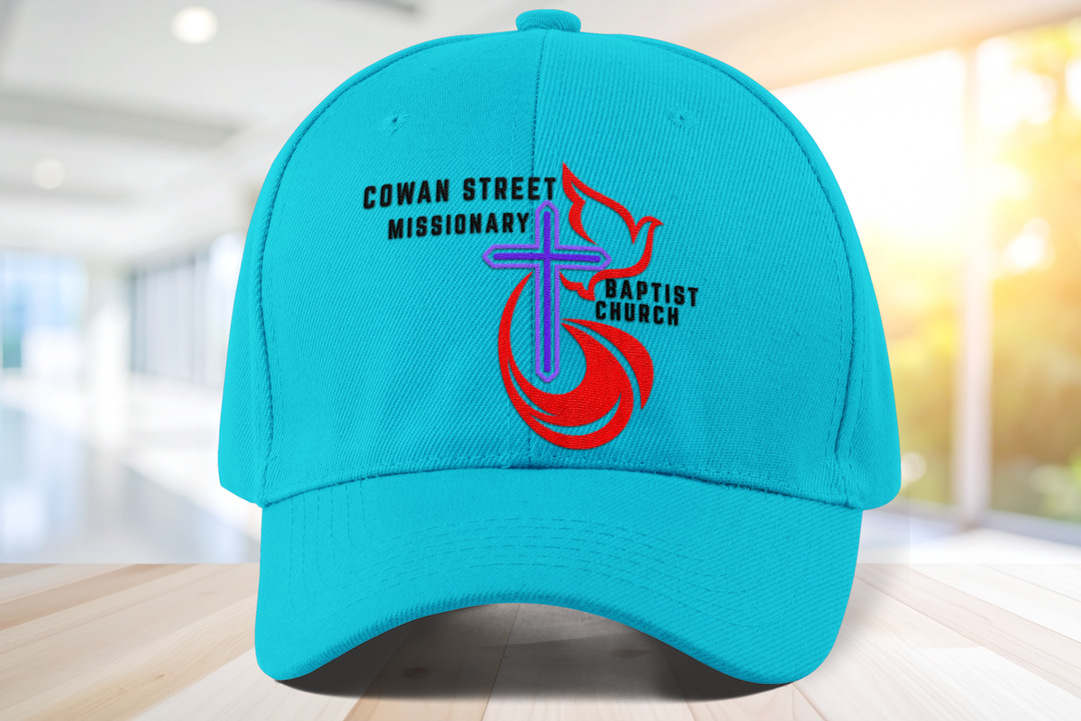 COWAN STREET MBC CUSTOM LOGO BASEBALL CAPS