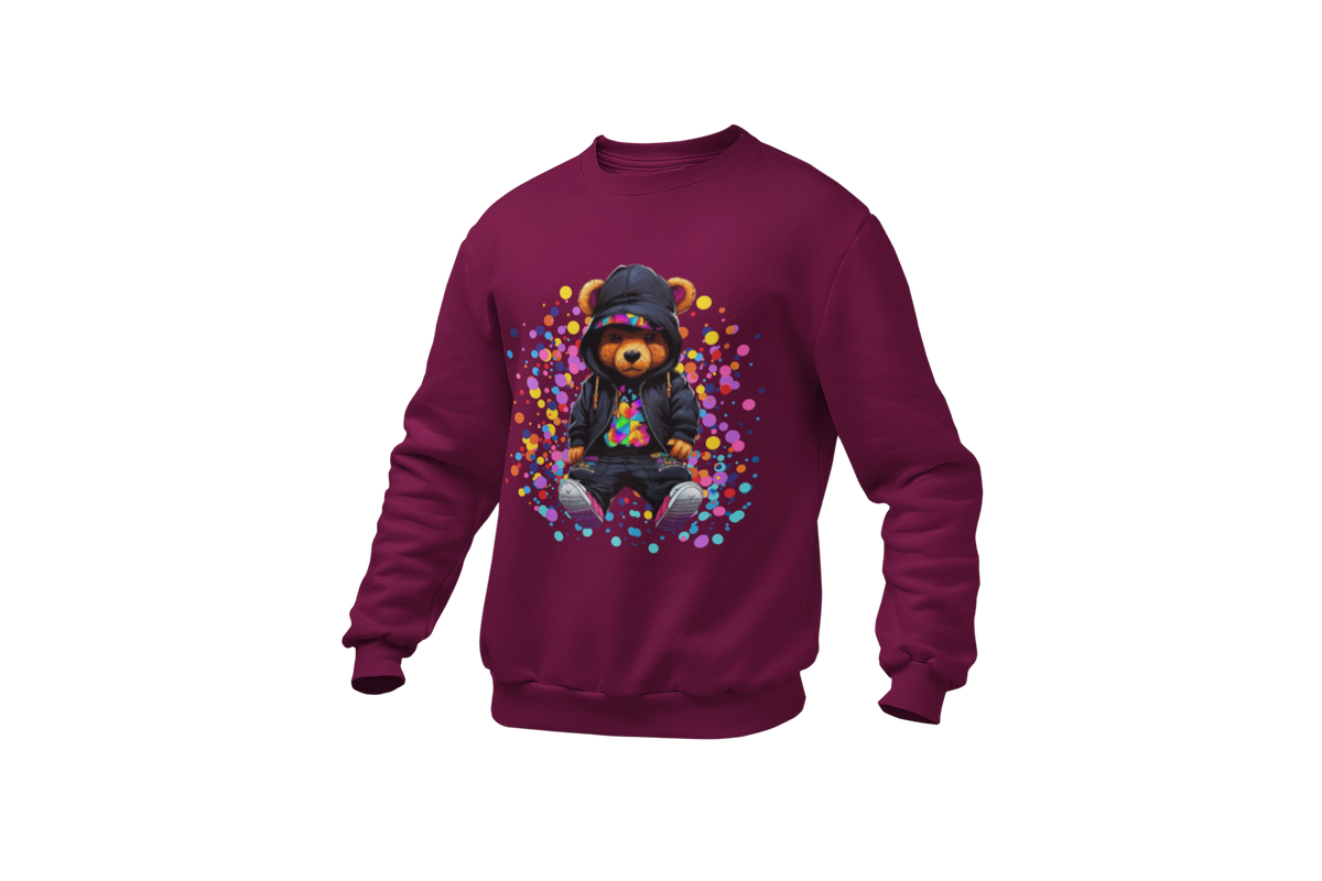 "KRAZY KOOL KOLOR BEAR" CUSTOM GRAPHIC