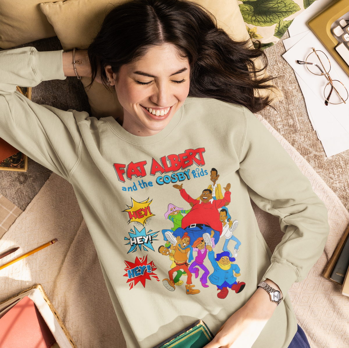 "FAT ALBERT HEY-HEY-HEY" CUSTOM GRAPHIC
