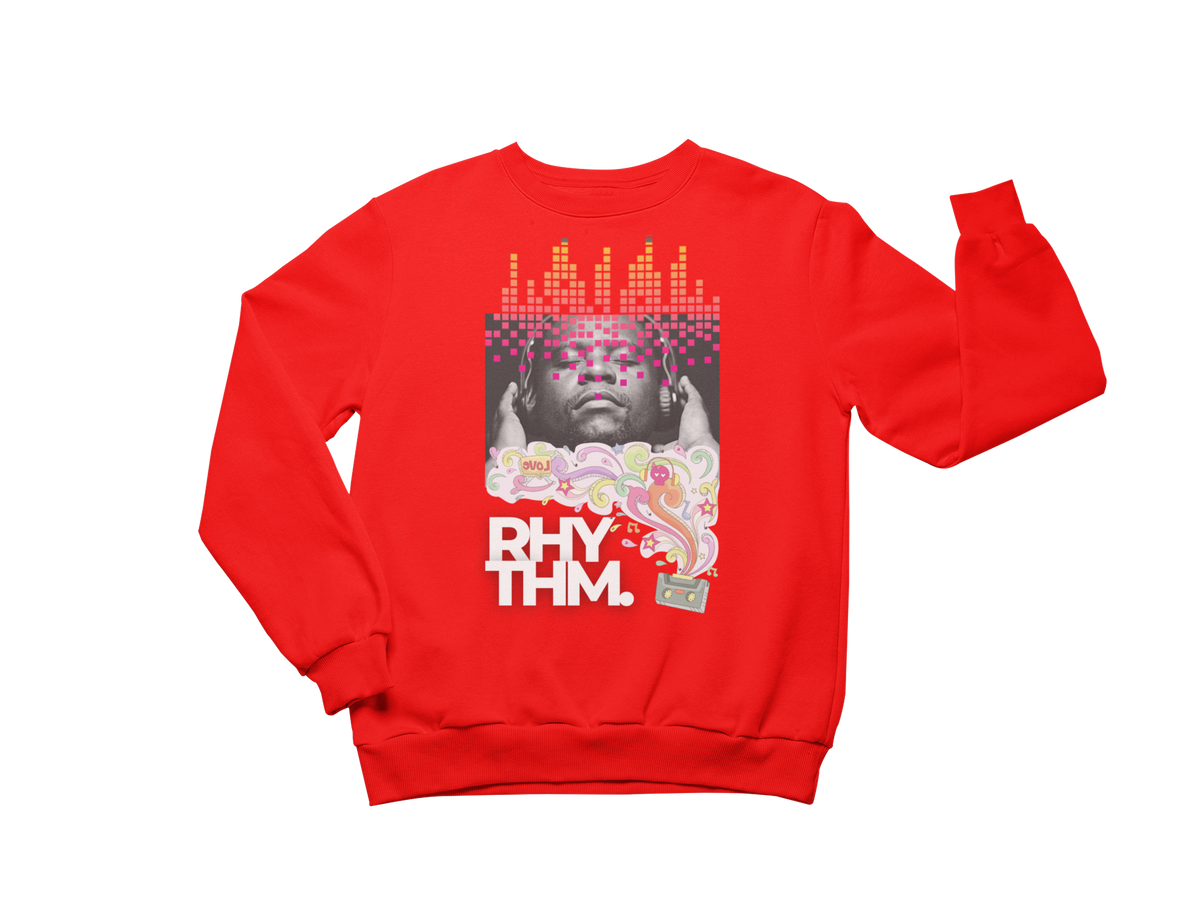 "RHYTHM. - MUSIC IS MY LIFE" CUSTOM GRAPHIC DESIGN