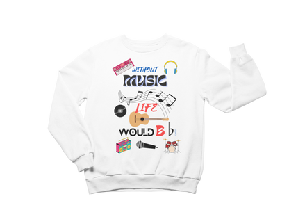 "WITHOUT MUSIC LIFE WOULD BE ♭ (FLAT)