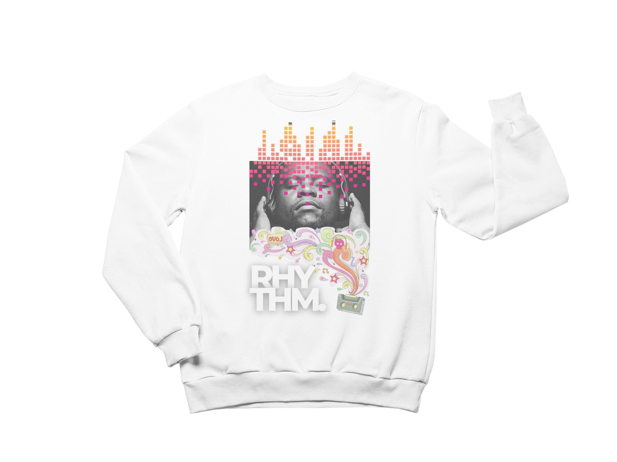 "RHYTHM. - MUSIC IS MY LIFE" CUSTOM GRAPHIC DESIGN