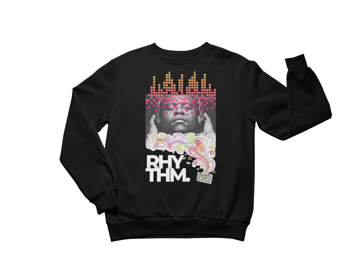 "RHYTHM. - MUSIC IS MY LIFE" CUSTOM GRAPHIC DESIGN