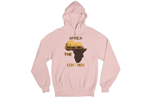 "AFRICA THE CONTINENT" CUSTOM DESIGN HOODIE