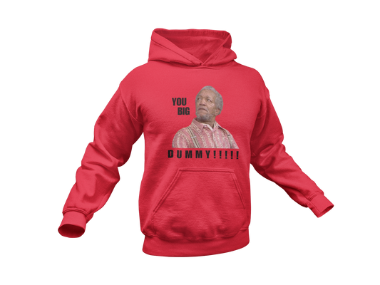 "YOU BIG DUMMY!!!!!!" CUSTOM DESIGN GRAPHIC HOODIE