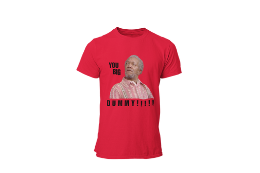 "YOU BIG DUMMY!!!!!!" CUSTOM DESIGN GRAPHIC T-SHIRT