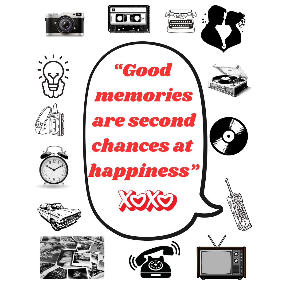 "GOOD MEMORIES" SIGNATURE CUSTOM HOODIE