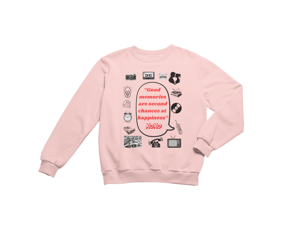 "GOOD MEMORIES" SIGNATURE CUSTOM SWEATSHIRT