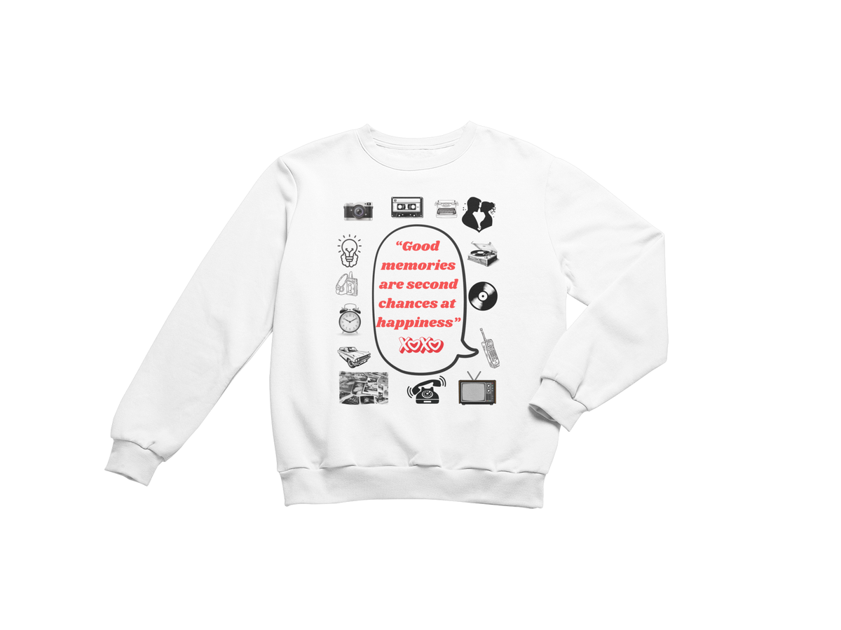 "GOOD MEMORIES" SIGNATURE CUSTOM SWEATSHIRT