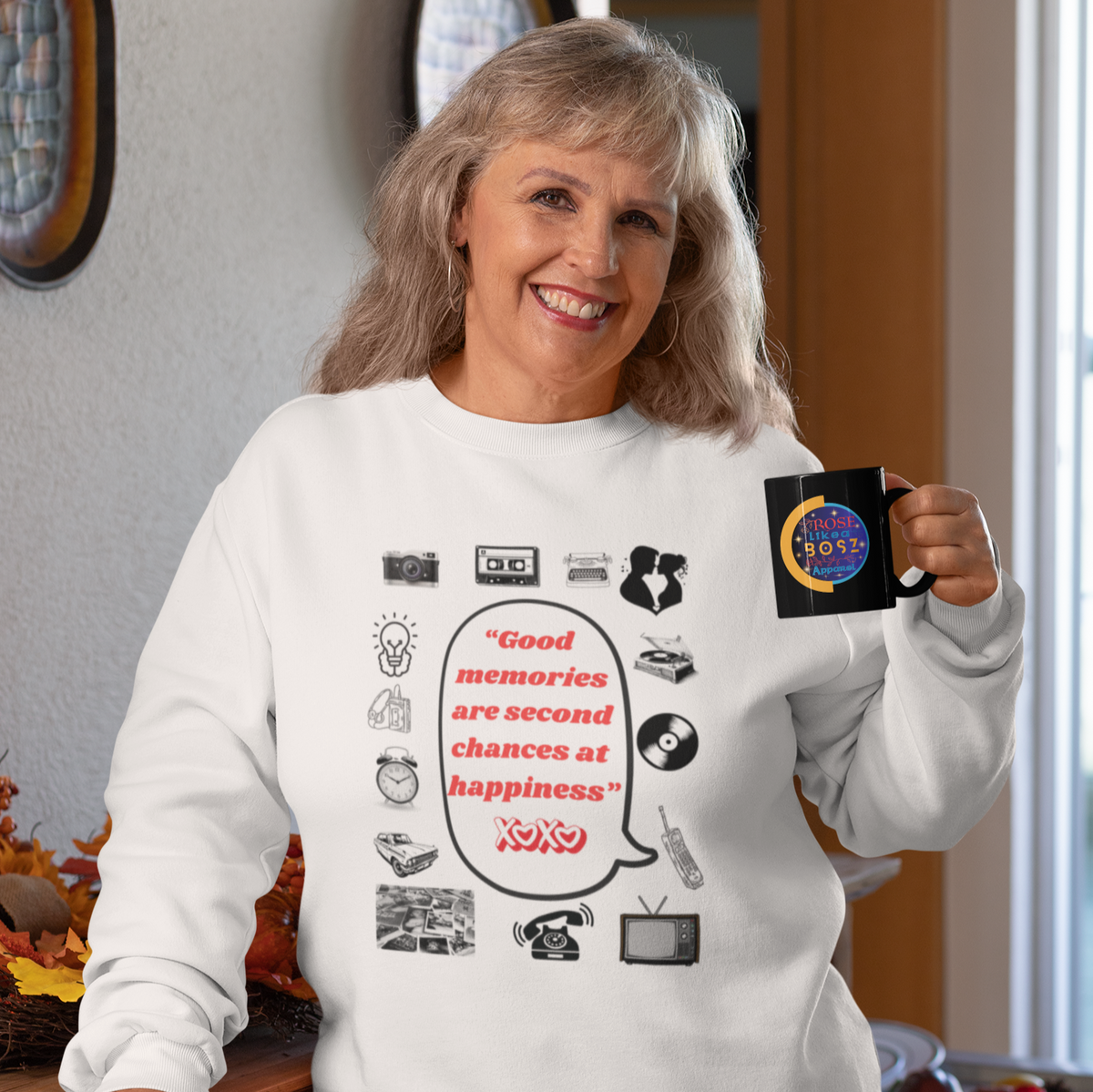 "GOOD MEMORIES" SIGNATURE CUSTOM SWEATSHIRT