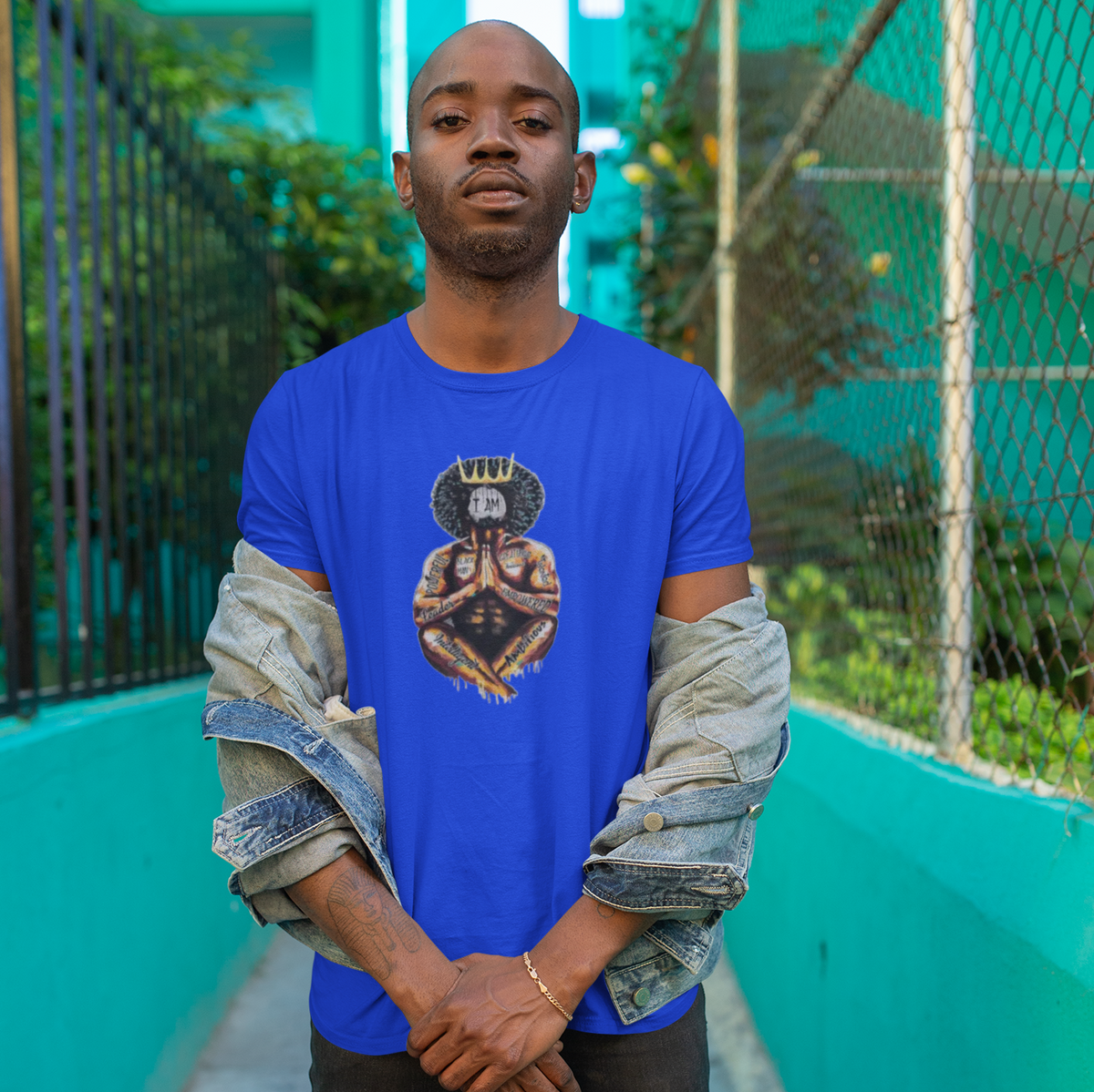 "I AM A BLACK MAN DEFINED " AFRO-CENTRIC GRAPHIC PRINT