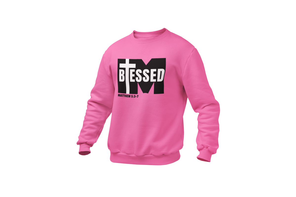 "I'M BLESSED, MATTHEW 5:3-7" FAITH CUSTOM GRAPHIC