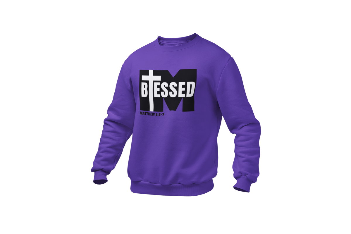 "I'M BLESSED, MATTHEW 5:3-7" FAITH CUSTOM GRAPHIC