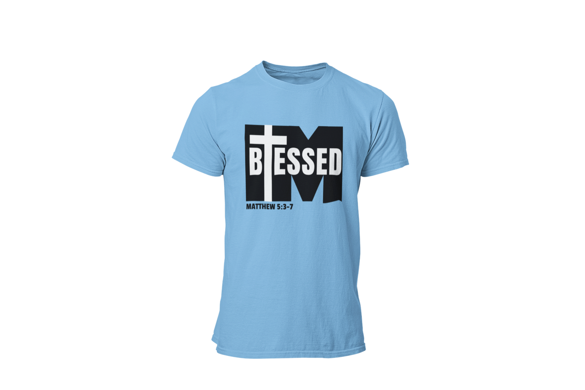 "I'M BLESSED, MATTHEW 5:3-7" FAITH CUSTOM GRAPHIC