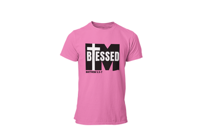 "I'M BLESSED, MATTHEW 5:3-7" FAITH CUSTOM GRAPHIC