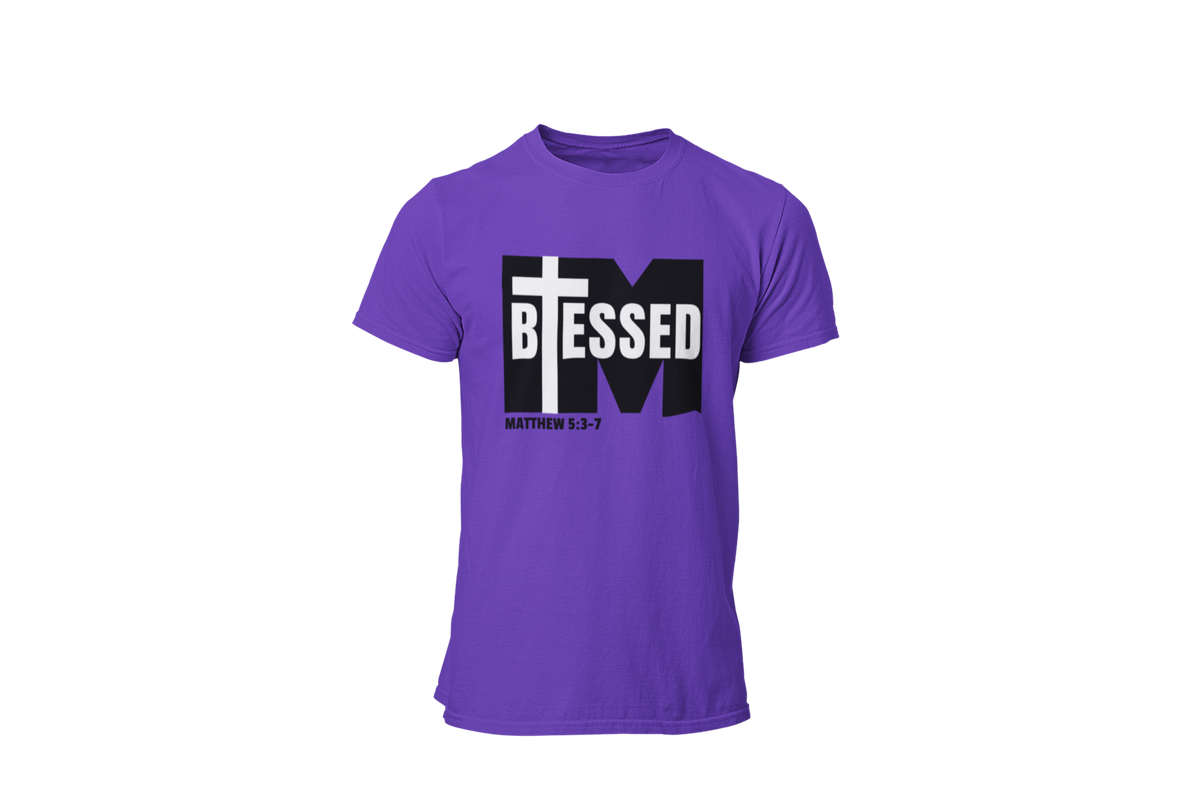 "I'M BLESSED, MATTHEW 5:3-7" FAITH CUSTOM GRAPHIC