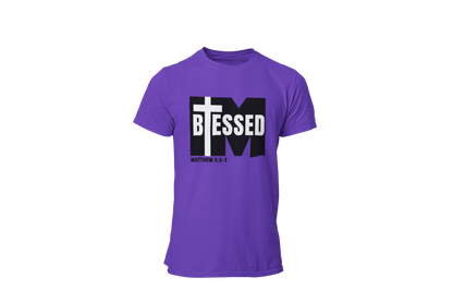 "I'M BLESSED, MATTHEW 5:3-7" FAITH CUSTOM GRAPHIC